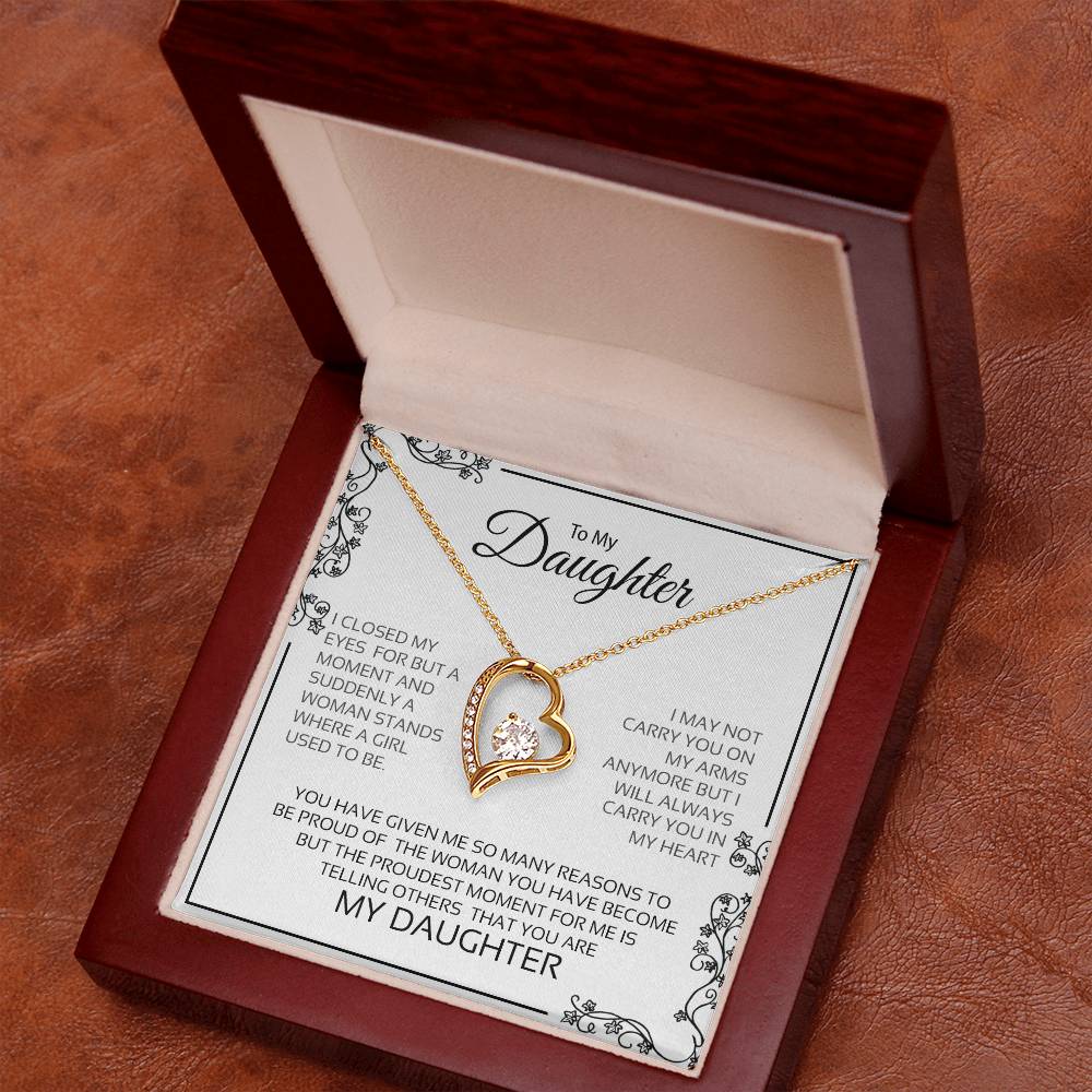 My Daughter| Proudest Moment - Forever Love Necklace