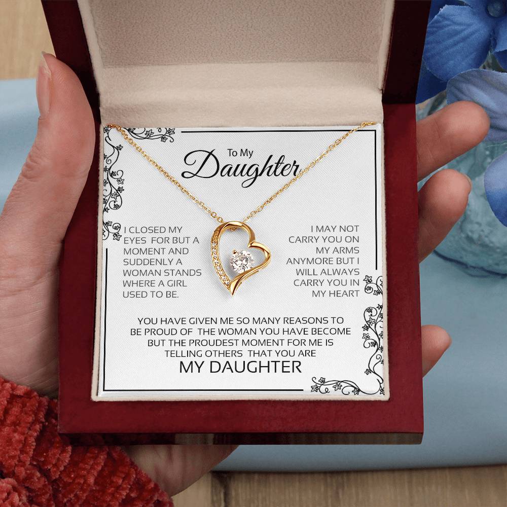 My Daughter| Proudest Moment - Forever Love Necklace