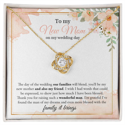 My New Mom|  Family -Love Knot Necklace