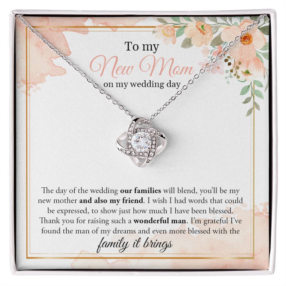 My New Mom|  Family -Love Knot Necklace