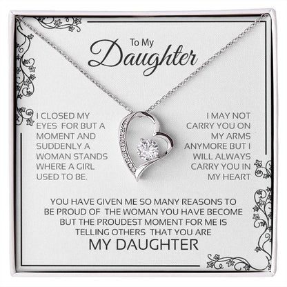 My Daughter| Proudest Moment - Forever Love Necklace