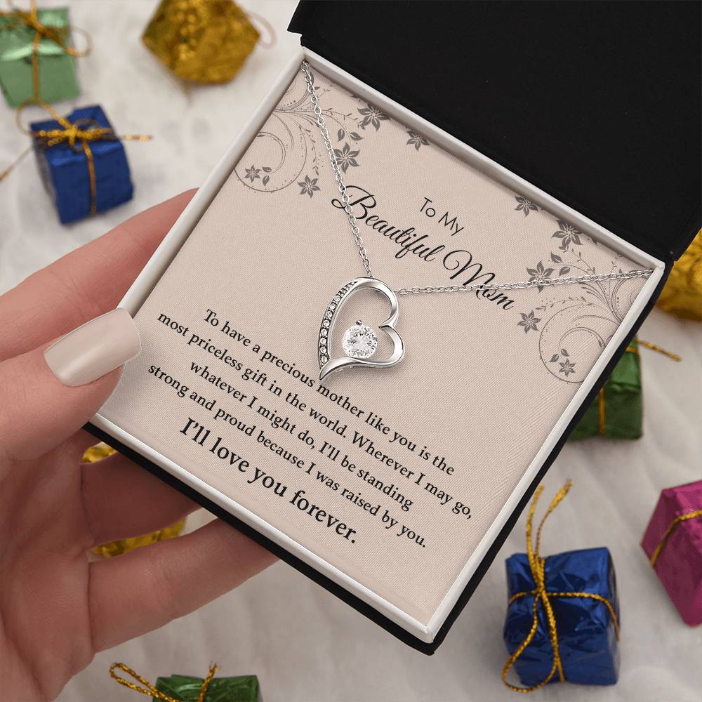 My Beautiful Mom| Love You Forever - Forever Love Necklace